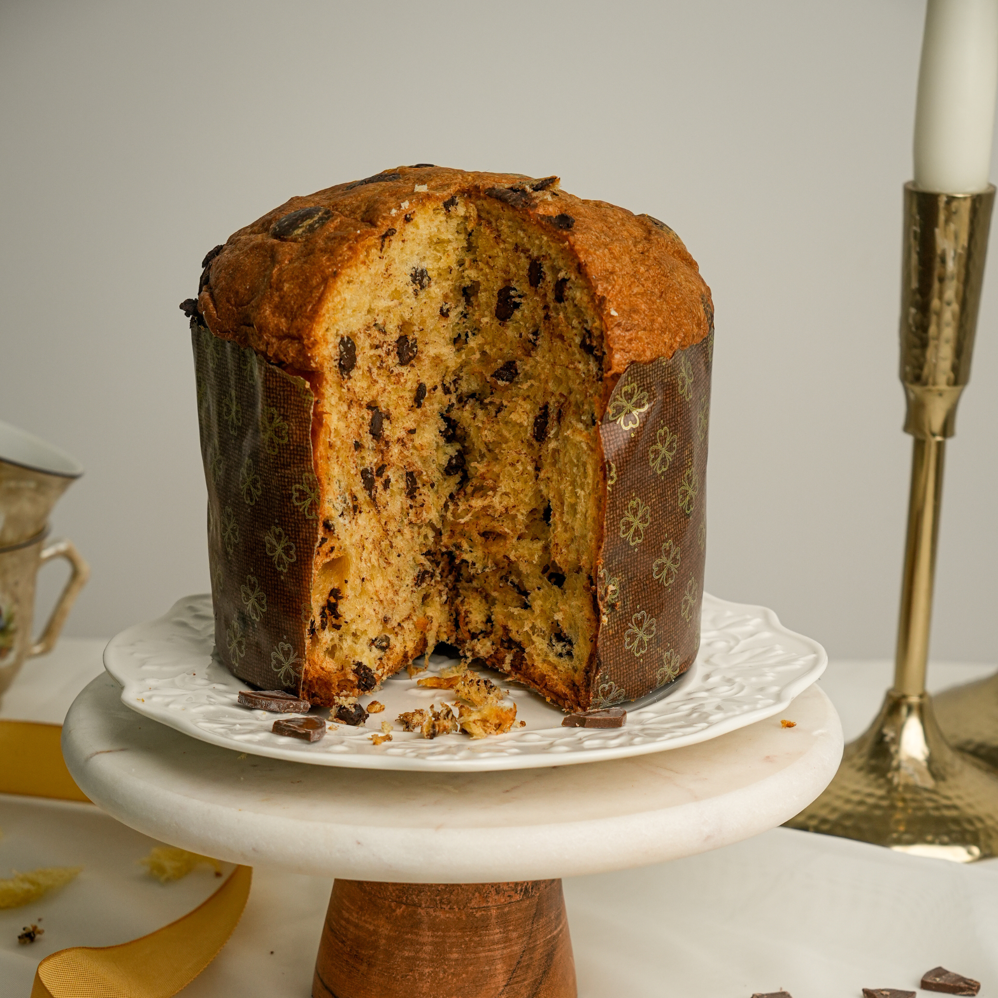 Pyragas Panettone su šokoladu, 500g - Image 3