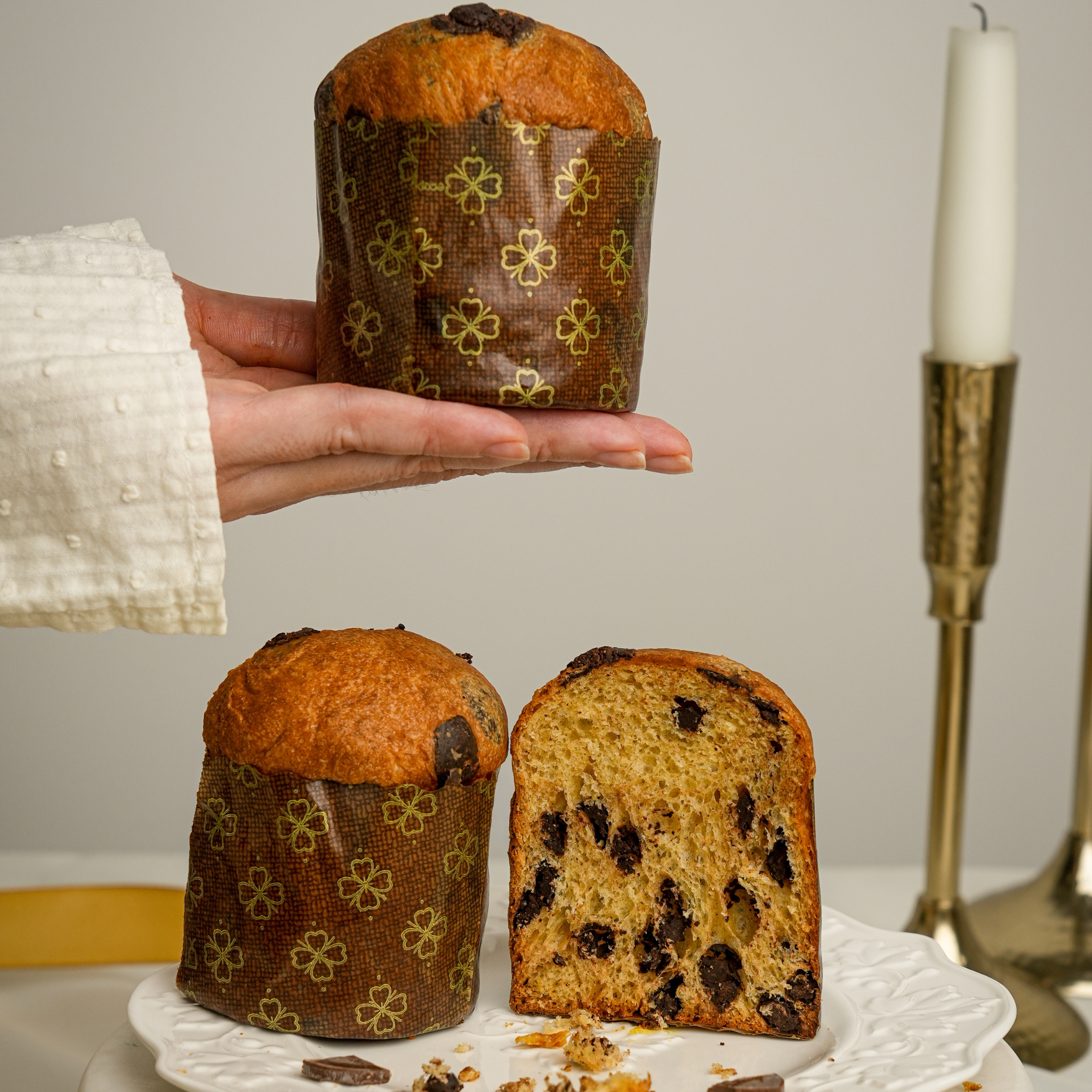 Pyragas Panettone su šokoladu, 100g - Image 2
