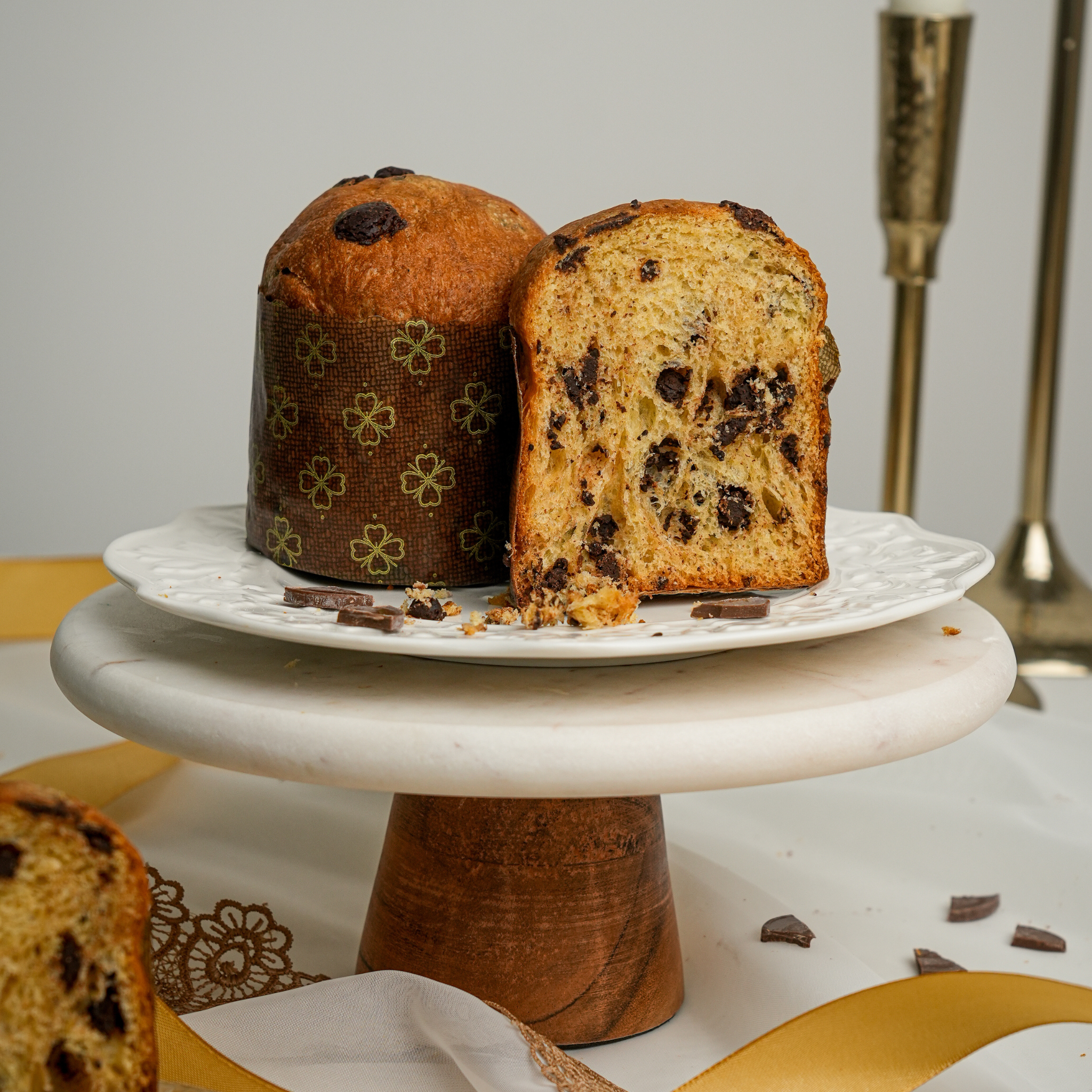 Pyragas Panettone su šokoladu, 100g - Image 3