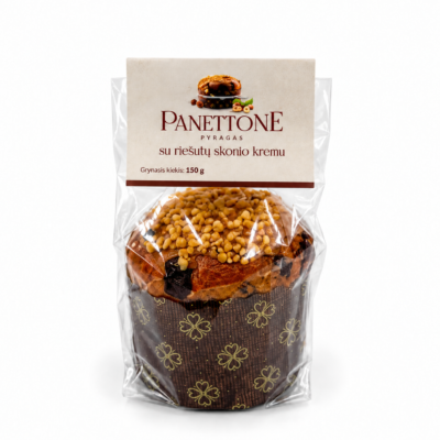 Pyragas Panettone su lazdyno riešutų kremu, 150g