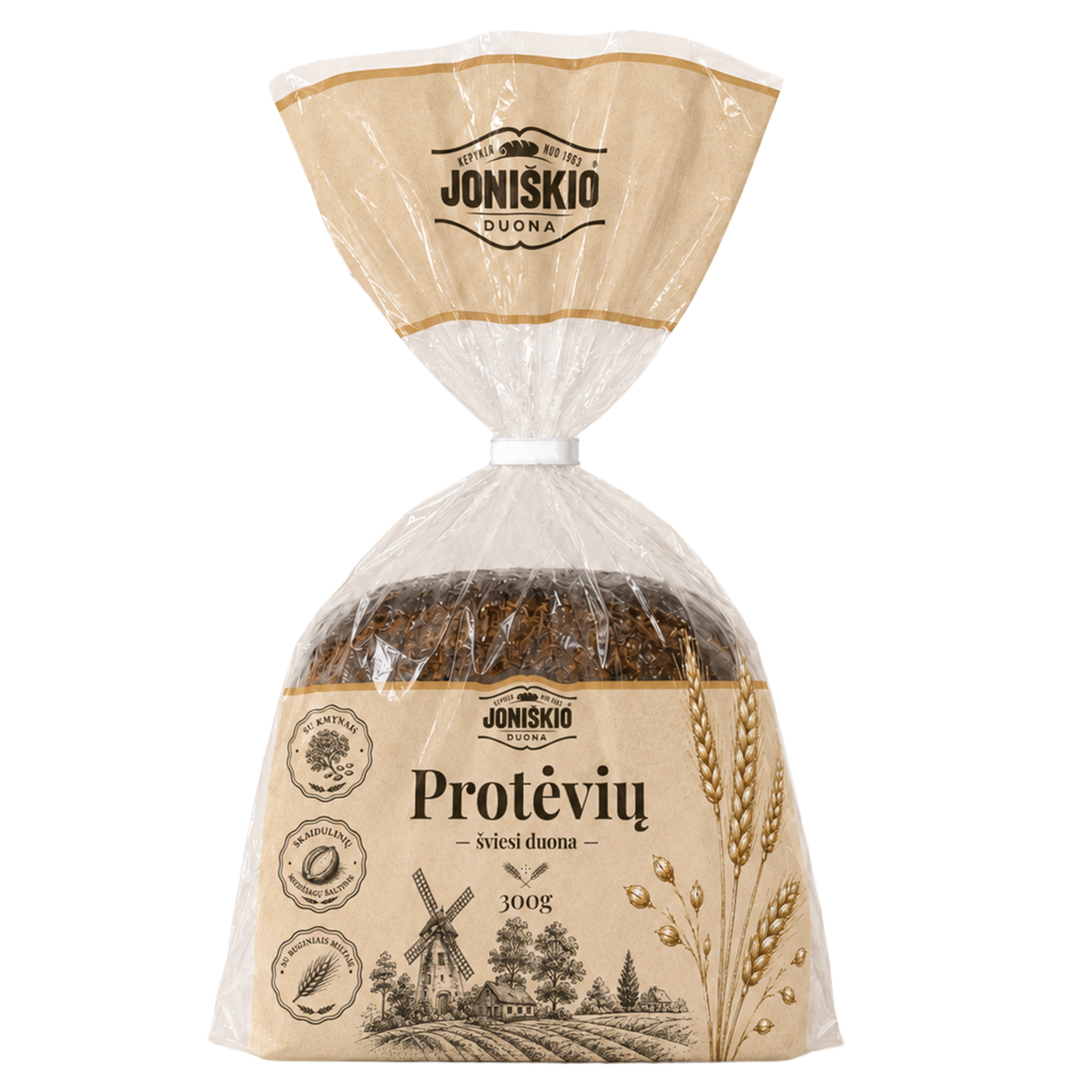 Šviesi duona PROTĖVIŲ, 300 g