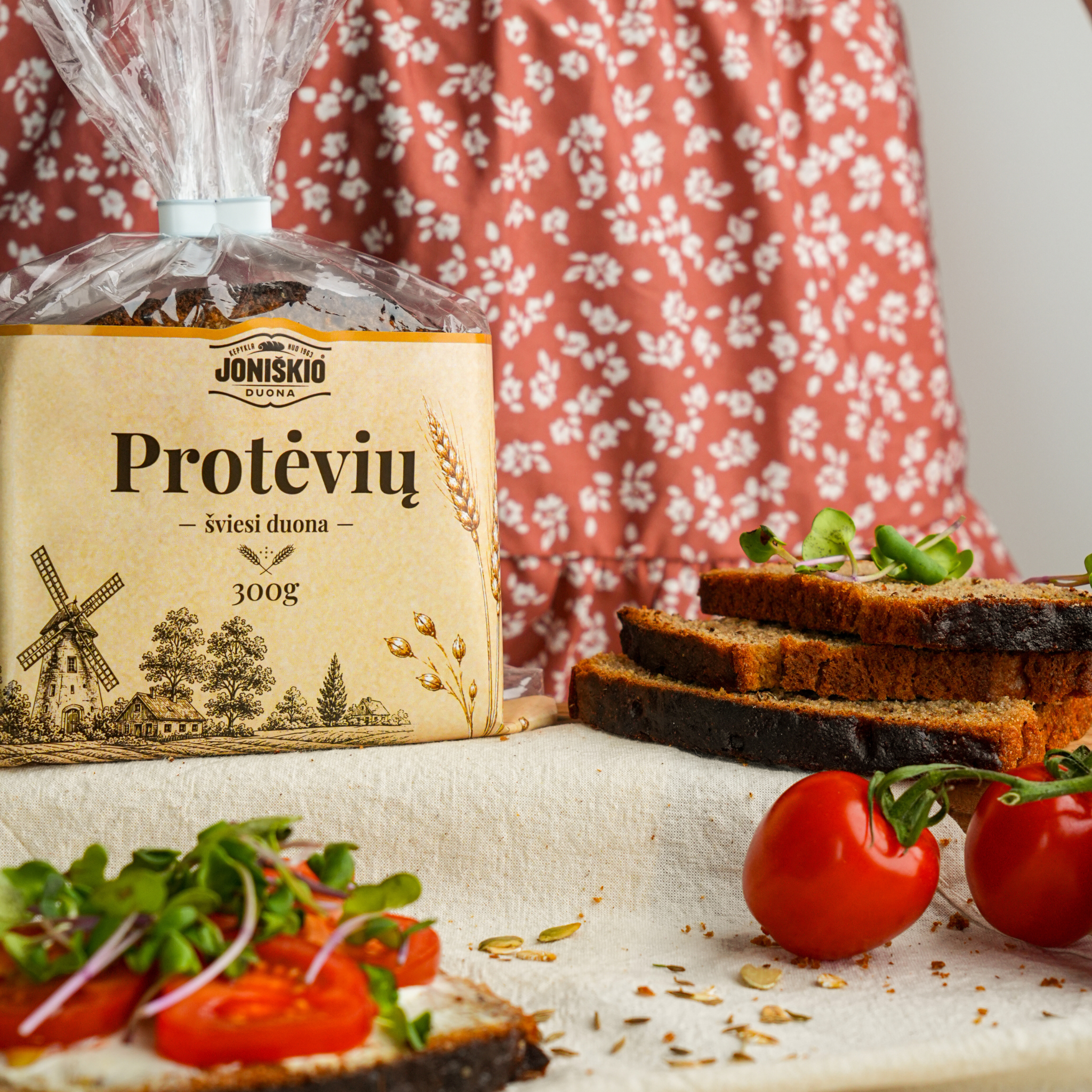 Šviesi duona PROTĖVIŲ, 300 g - Image 2